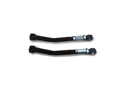 Steinjager Adjustable Front Lower Control Arms for 0 to 5-Inch Lift; Texturized Black (07-18 Jeep Wrangler JK)
