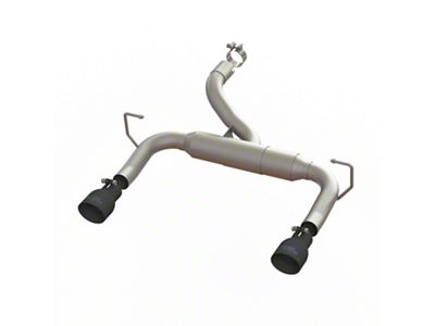 MaxFlow Xtreme Axle-Back Exhaust System with Black Tips (18-24 3.6L Jeep Wrangler JL)