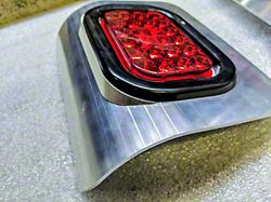 Next Venture Motorsports Flush LED Tail Light Housings; Bare Aluminum (18-22 Jeep Wrangler JL)