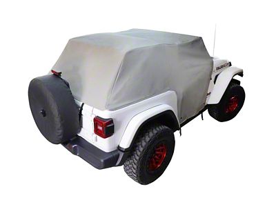 MasterTop Full Door Cab Cover; Gray Denim (18-24 Jeep Wrangler JL 2-Door)