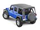 MasterTop Replacement Top with Tinted Windows; Black Diamond (07-09 Jeep Wrangler JK 4-Door)