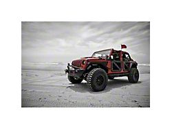 Trail Doors; Front and Rear; Texturized Black (18-23 Jeep Wrangler JL 4-Door)