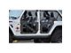 ACE Engineering Trail Doors; Rear Only; Bare Metal (18-24 Jeep Wrangler JL 4-Door)
