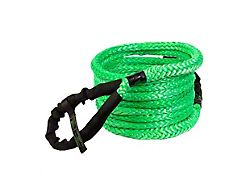 VooDoo Offroad 2.0 Santeria Series 3/4-Inch x 30-Foot Kinetic Recovery Rope with Rope Bag; Green