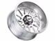 Off-Road Monster M17 Brushed Face Silver Wheel; 17x9 (20-24 Jeep Gladiator JT)