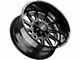 Off-Road Monster M17 Gloss Black Milled Wheel; 17x9 (20-24 Jeep Gladiator JT)