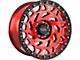 Off-Road Monster M50 Candy Red Wheel; 17x9 (20-24 Jeep Gladiator JT)