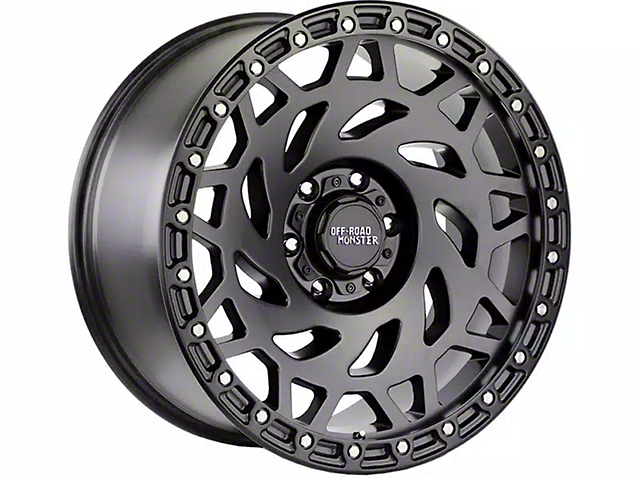 Off-Road Monster M50 Gloss Black Wheel; 17x9 (05-10 Jeep Grand Cherokee WK, Excluding SRT8)