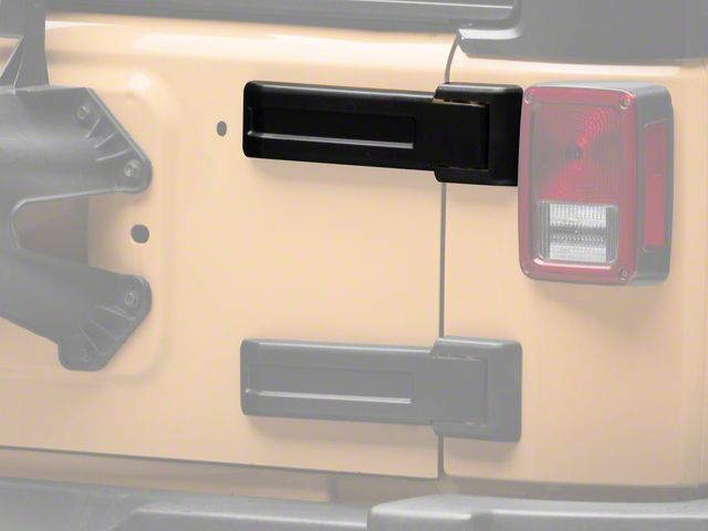 RedRock Tailgate Hinge Cover; Upper Inner (07-18 Jeep Wrangler JK)