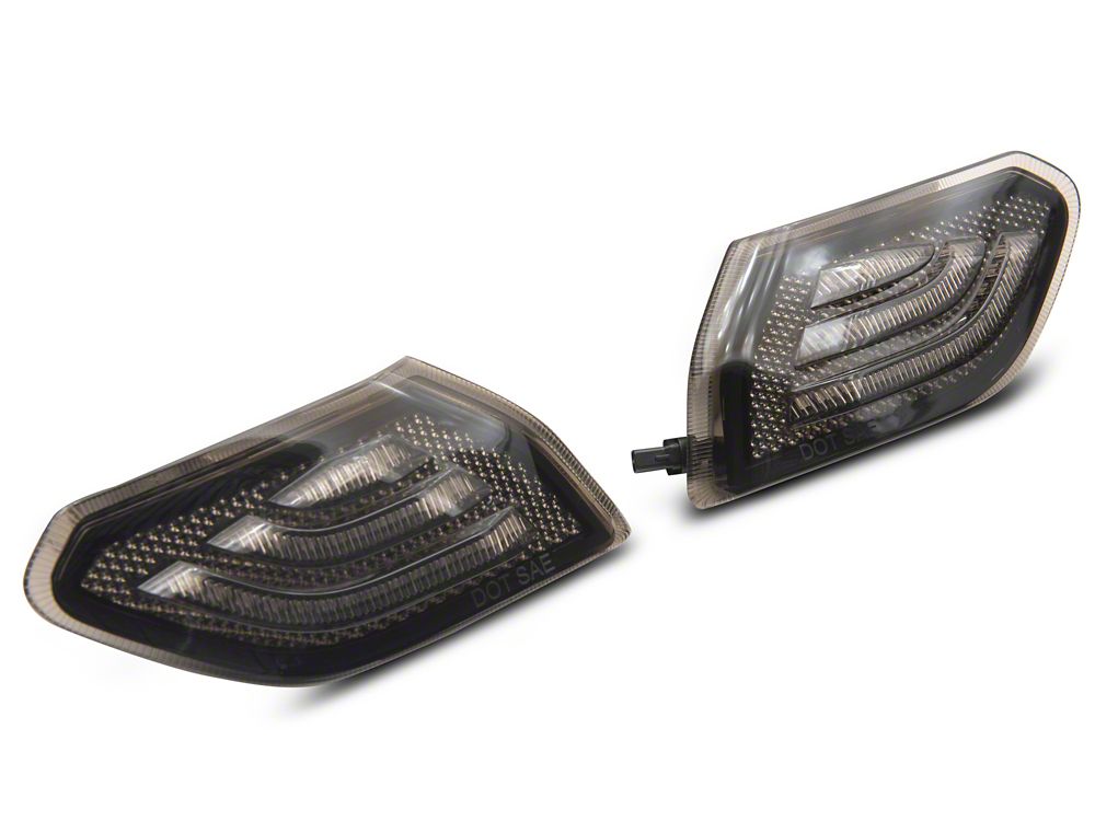 Raxiom Axial Series LED Side Marker Lights; Smoked (1824 Jeep Wrangler JL) Raxiom
