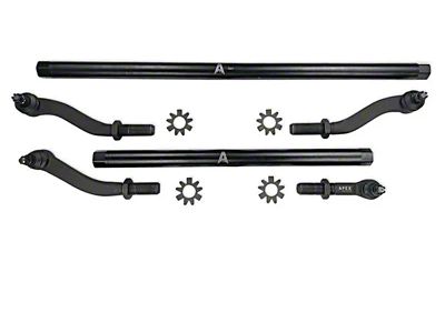 Apex Chassis 2.5-Ton Steering Kit without Flip Kit for 0 to 3.50-Inch Lift; Steel (07-18 Jeep Wrangler JK)