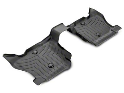 Weathertech DigitalFit Rear Floor Liner; Black (21-23 Jeep Wrangler JL 4xe)