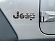 Jeep Fender Emblem Letter Overlays; Black and Silver American Flag (18-24 Jeep Wrangler JL)