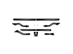 Apex Chassis 2.5-Ton Tie Rod and Drag Link Assembly without Flip Kit for Dana 44 and 0 to 4.50-Inch Lift; Steel (20-24 Jeep Gladiator Launch Edition, Mojave & Rubicon)