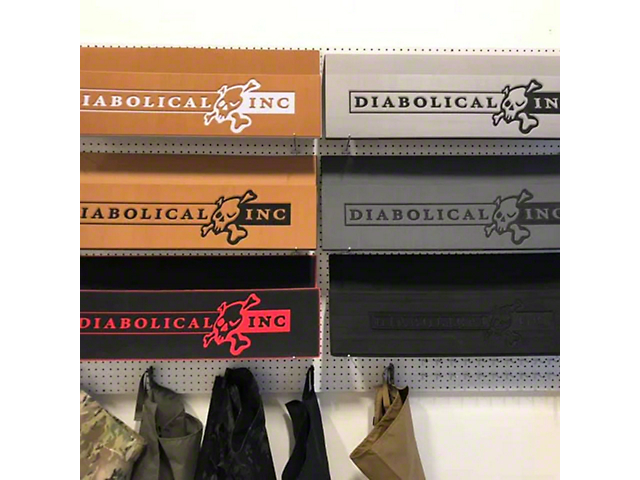 Diabolical Inc Slipstream Enclosure Marine Deck Foam Pads; Light Gray on Black (Universal; Some Adaptation May Be Required)