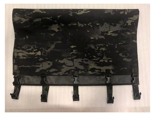 Diabolical Inc Soft Top Cover; Black Camo (Universal; Some Adaptation May Be Required)