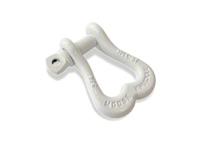 Moose Knuckle Offroad XL Shackle; Pure White