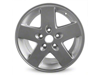 5-Spoke Replica Aluminum Silver Wheel; 17x7.5 (99-04 Jeep Grand Cherokee WJ)