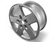 5-Spoke Replica Aluminum Silver Wheel; 17x7.5; 45mm Offset (20-24 Jeep Gladiator JT)