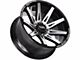 Off-Road Monster M25 Gloss Black Machined Wheel; 20x10; -19mm Offset (20-24 Jeep Gladiator JT)