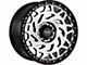 Off-Road Monster M50 Gloss Black Machined Wheel; 20x9.5; -12mm Offset (07-18 Jeep Wrangler JK)
