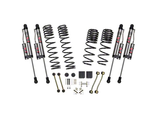 SkyJacker 2-Inch Dual Rate Long Travel Suspension Lift Kit with ADX 2.0 Remote Reservoir Shocks (18-24 Jeep Wrangler JL 2-Door, Excluding Rubicon)