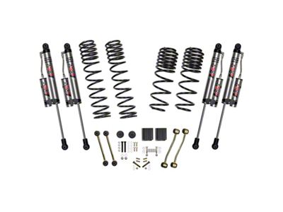 SkyJacker 2-Inch Dual Rate Long Travel Suspension Lift Kit with ADX 2.0 Remote Reservoir Shocks (18-23 Jeep Wrangler JL 2-Door Rubicon)