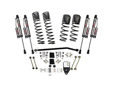 SkyJacker 3.50-Inch Dual Rate Long Travel Suspension Lift Kit with ADX 2.0 Remote Reservoir Shocks (21-24 Jeep Wrangler JL Rubicon 392)