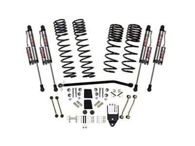 SkyJacker 4-Inch Dual Rate Long Travel Suspension Lift Kit with ADX 2.0 Remote Reservoir Shocks (18-23 2.0L or 3.6L Jeep Wrangler JL 4-Door, Excluding Rubicon)