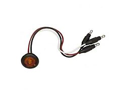 MCE Fenders 3/4-Inch Amber Dual Function LED Marker and Turn Signal Light (Universal; Some Adaptation May Be Required)