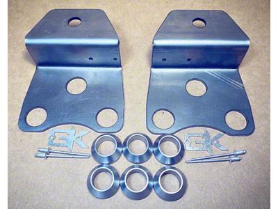 GateKeeper Off-Road Dana 60 Kingpin Axle Knuckle Pod Light Mounts; High Steer Arms with Studs (Universal; Some Adaptation May Be Required)