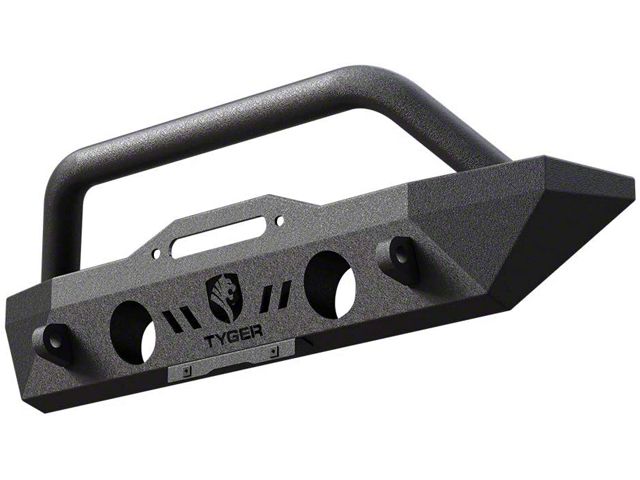 Fury Short Stubby Front Bumper; Textured Black (20-24 Jeep Gladiator JT, Excluding Mojave)