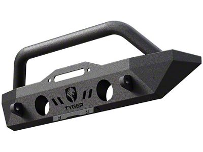 Fury Short Stubby Front Bumper; Textured Black (20-23 Jeep Gladiator JT, Excluding Mojave)