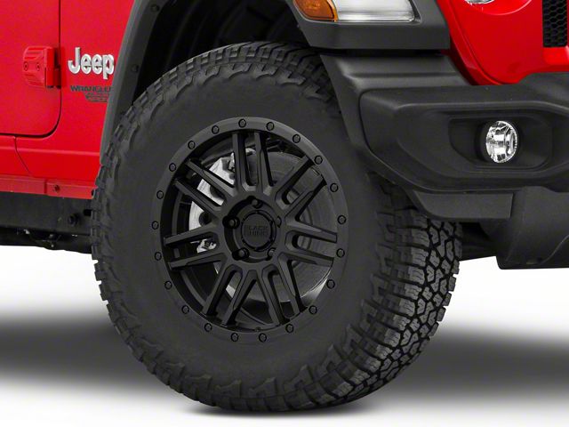 Black Rhino Arches Matte Black Wheel; 18x8 (18-24 Jeep Wrangler JL)