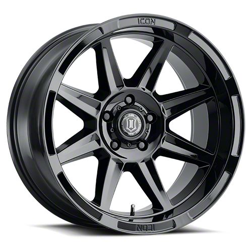 ICON Alloys Jeep Gladiator Bandit Gloss Black Wheel; 20x10 6020107345GB ...