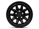 Black Rhino Calico Matte Black Wheel; 17x8.5 (18-24 Jeep Wrangler JL)
