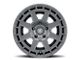 ICON Alloys Compass Satin Black Wheel; 17x8.5 (18-24 Jeep Wrangler JL)