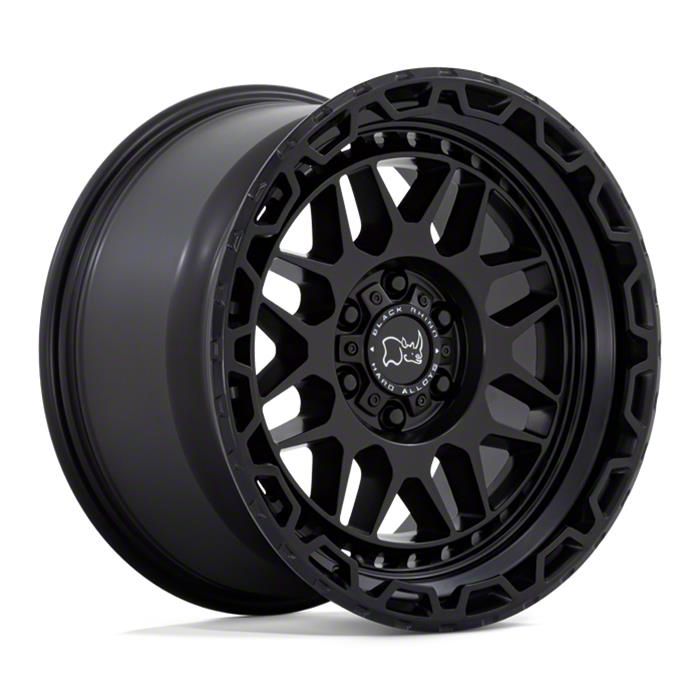 Black Rhino Jeep Wrangler Holcomb Matte Black Wheel; 17x9.5 1795HLB