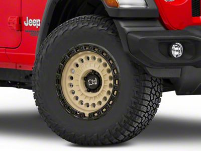 Black Rhino Sentinel Desert Sand Wheel; 17x8.5 (18-23 Jeep Wrangler JL)