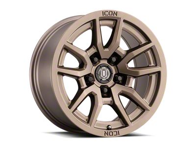 ICON Alloys Vector 5 Bronze Wheel; 17x8.5 (99-04 Jeep Grand Cherokee WJ)