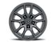 ICON Alloys Vector 5 Satin Black Wheel; 17x8.5 (18-24 Jeep Wrangler JL)