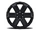 Black Rhino Wanaka Matte Black Wheel; 17x8.5 (07-18 Jeep Wrangler JK)