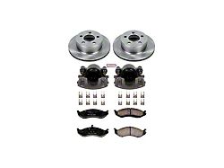PowerStop OE Replacement Brake Rotor, Pad and Caliper Kit; Front (1999 Jeep Wrangler TJ w/ 3-Inch Cast Rotors; 00-06 Jeep Wrangler TJ)