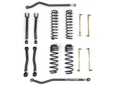 Clayton Off Road 1.50-Inch Ride Right+ Suspension Lift Kit (18-23 2.0L or 3.6L Jeep Wrangler JL 2-Door)