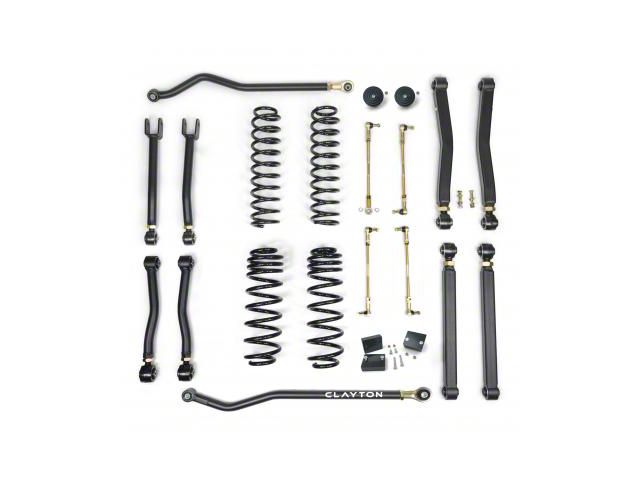 Clayton Off Road 2.50-Inch Overland Plus Suspension Lift Kit (21-24 Jeep Wrangler JL Rubicon 392)