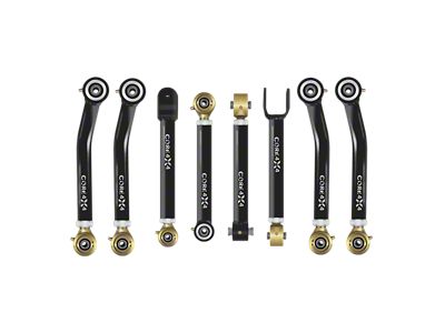Core 4x4 Adjustable Front and Rear Control Arms; Tier 4 (97-06 Jeep Wrangler TJ)