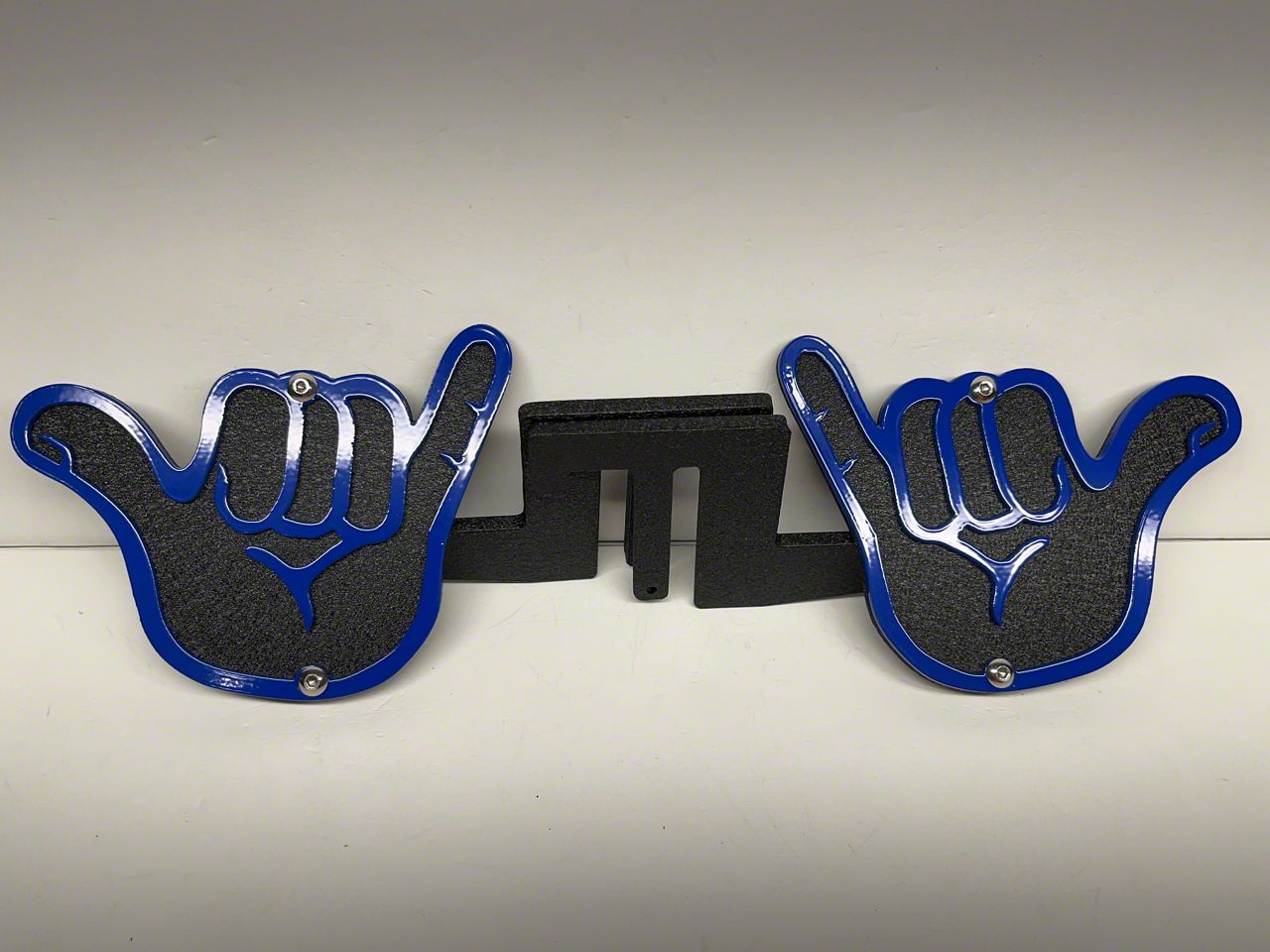 Drop Zone Off Road Jeep Wrangler Hang Loose Foot Pegs; Blue HLBLUTJ