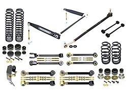 RockJock Johnny Joint 4-Inch Suspension Lift Kit with AntiRock Sway Bar (97-06 Jeep Wrangler TJ, Excluding Unlimited)