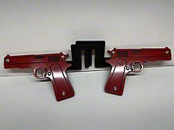 Drop Zone Off Road Pistol Foot Pegs; Red (20-23 Jeep Gladiator JT)