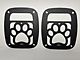 Drop Zone Off Road Tail Light Guards; Dog Paw (97-06 Jeep Wrangler TJ)